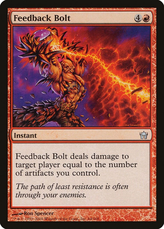 Image for Feedback Bolt (Fifth Dawn) (64) - Magic: The Gathering