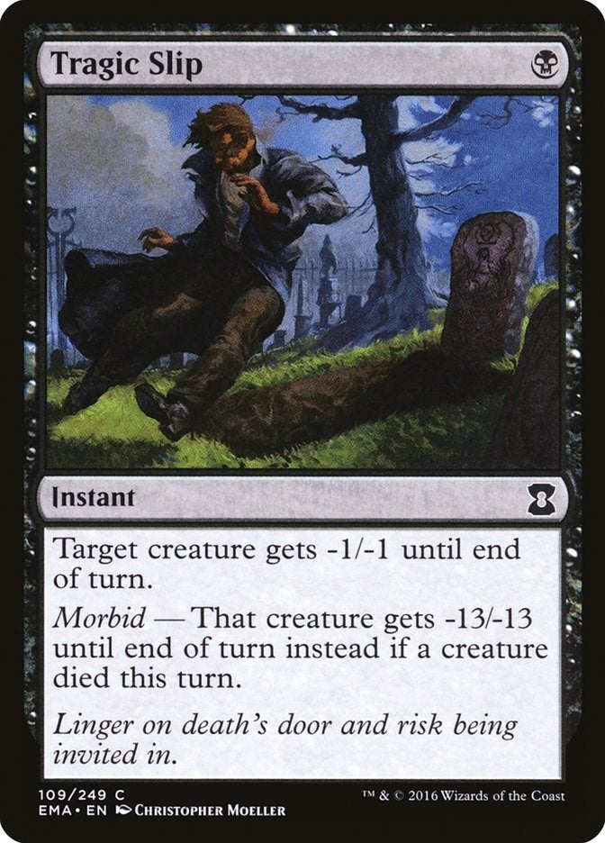 Image for Tragic Slip (Eternal Masters) (109) - Magic: The Gathering