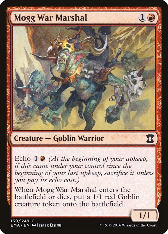 Image for Mogg War Marshal (Eternal Masters) (139) - Magic: The Gathering