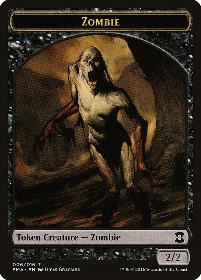 Image for Zombie Token (Eternal Masters) (6) - Magic: The Gathering