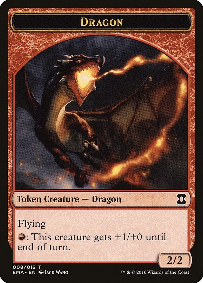 Image for Dragon Token (Eternal Masters) (8) - Magic: The Gathering