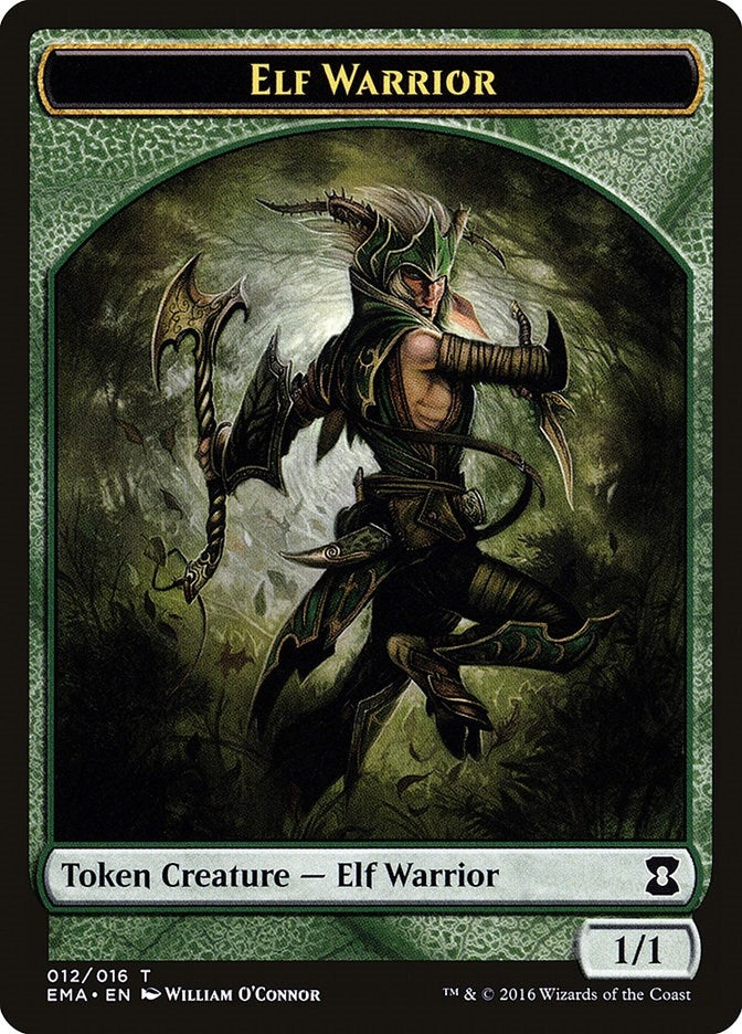 Image for Elf Warrior Token (Eternal Masters) (12) - Magic: The Gathering