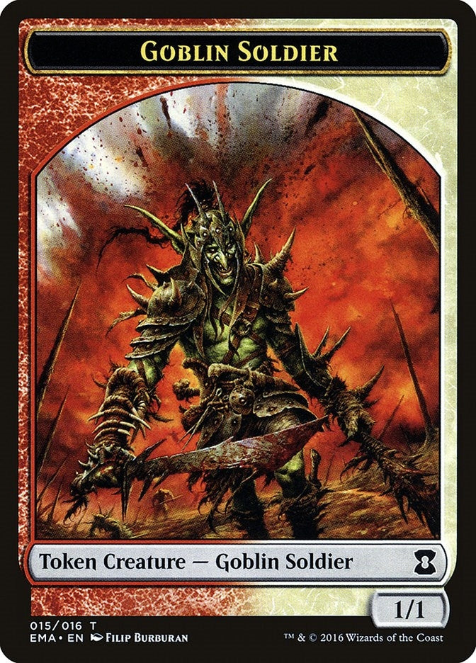 Image for Goblin Soldier Token (Eternal Masters) (15) - Magic: The Gathering