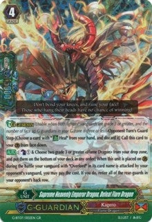 Image for Supreme Heavenly Emperor Dragon, Defeat Flare Dragon (G-BT07: Glorious Bravery of Radiant Sword) (G-BT07/002EN) - Cardfight Vanguard