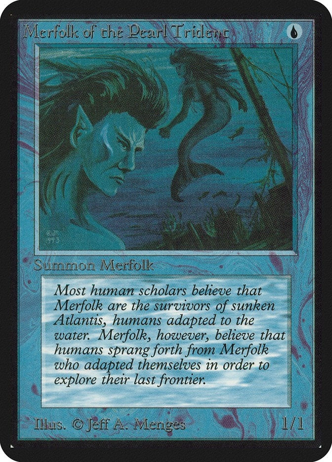 Image for Merfolk of the Pearl Trident (Alpha Edition) - Magic: The Gathering