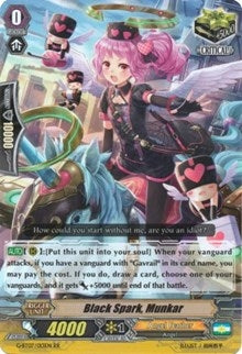 Image for Black Spark, Munkar (G-BT07: Glorious Bravery of Radiant Sword) (G-BT07/013EN) - Cardfight Vanguard