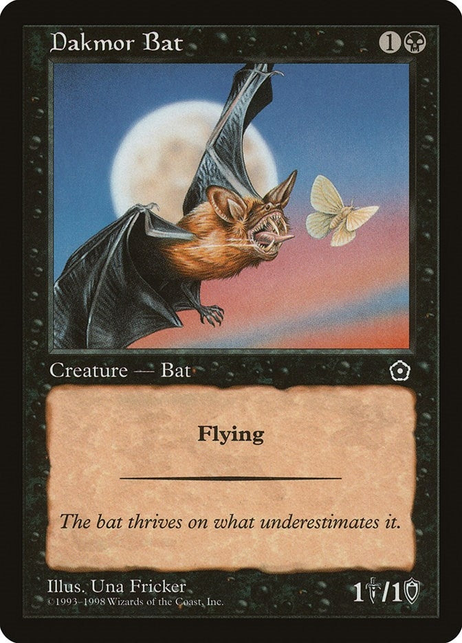 Image for Dakmor Bat (Portal Second Age) - Magic: The Gathering