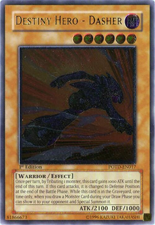 Image for Destiny Hero - Dasher (UTR) (Power of the Duelist) (POTD-EN017) - YuGiOh
