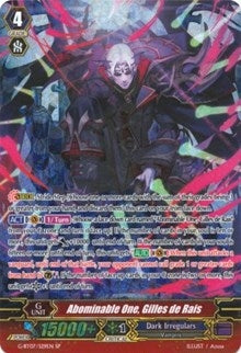 Image for Abominable One, Gilles de Rais (SP) (G-BT07: Glorious Bravery of Radiant Sword) (G-BT07/S29EN) - Cardfight Vanguard