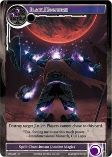 Image for Black Moonbeam (Battle for Attoractia) (BFA-061) - Force of Will