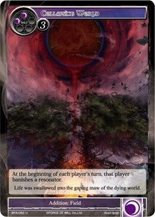 Image for Collapsing World (Battle for Attoractia) (BFA-062) - Force of Will