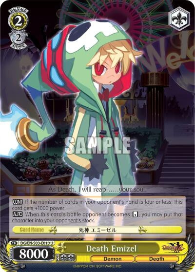 Image for Death Emizel (Disgaea) (DG/EN-S03-E010 U) - Weiss Schwarz