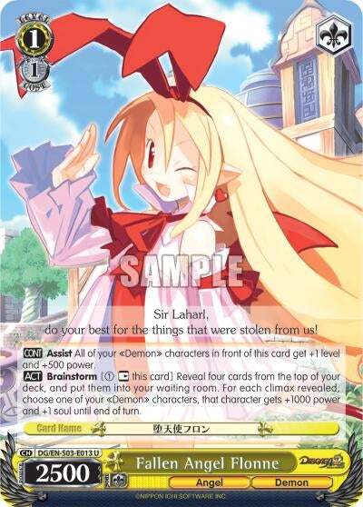 Image for Fallen Angel Flonne (Disgaea) (DG/EN-S03-E013 U) - Weiss Schwarz