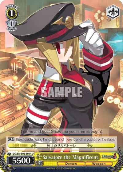 Image for Salvatore the Magnificent (Disgaea) (DG/EN-S03-E014 U) - Weiss Schwarz