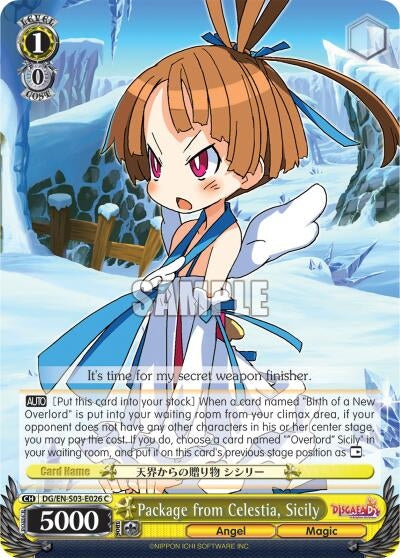 Image for Package from Celestia, Sicily (Disgaea) (DG/EN-S03-E026 C) - Weiss Schwarz
