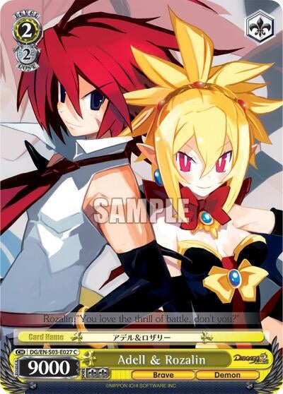 Image for Adell & Rozalin (Disgaea) (DG/EN-S03-E027 C) - Weiss Schwarz