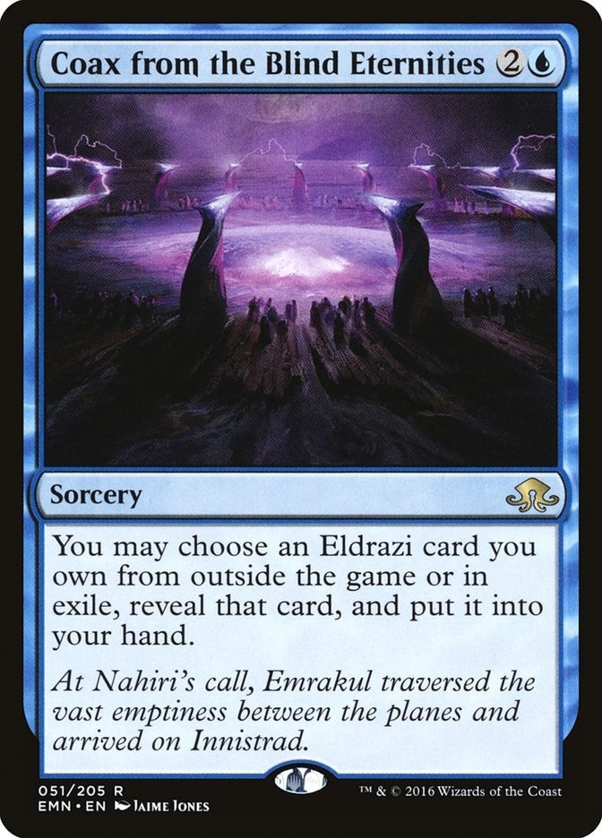 Image for Coax from the Blind Eternities (Eldritch Moon) (51) - Magic: The Gathering