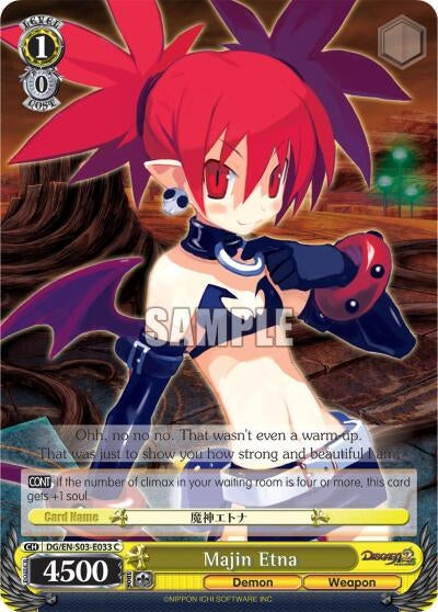 Image for Majin Etna (Disgaea) (DG/EN-S03-E033 C) - Weiss Schwarz