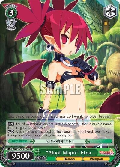 Image for "Aloof Majin" Etna (Disgaea) (DG/EN-S03-E046 RR) - Weiss Schwarz