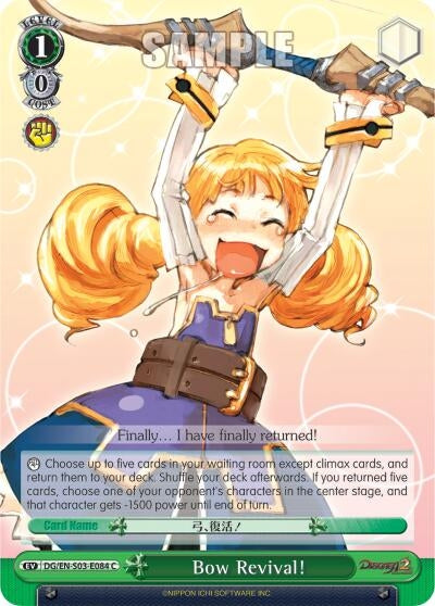 Image for Bow Revival! (Disgaea) (DG/EN-S03-E084 C) - Weiss Schwarz