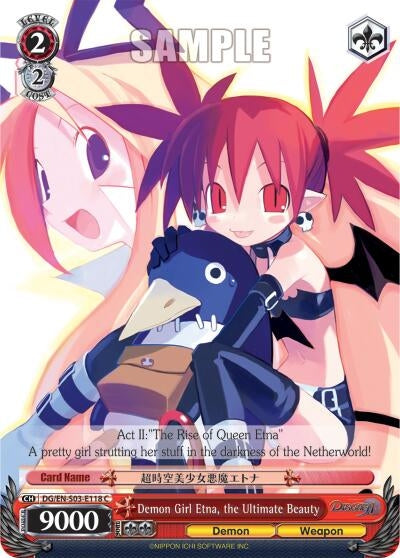 Image for Demon Girl Etna, the Ultimate Beauty (Disgaea) (DG/EN-S03-E118 C) - Weiss Schwarz