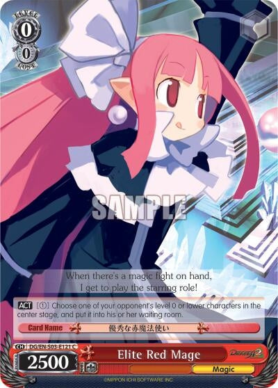 Image for Elite Red Mage (Disgaea) (DG/EN-S03-E121 C) - Weiss Schwarz