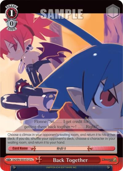 Image for Back Together (Disgaea) (DG/EN-S03-E127 C) - Weiss Schwarz