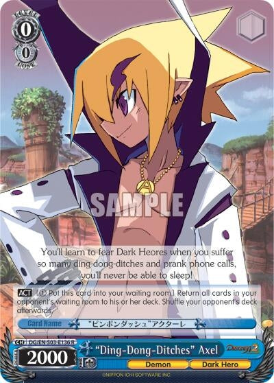 Image for "Ding-Dong-Ditches" Axel (Disgaea) (DG/EN-S03-E136 R) - Weiss Schwarz