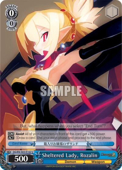 Image for Sheltered Lady, Rozalin (Disgaea) (DG/EN-S03-E142 U) - Weiss Schwarz
