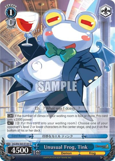 Image for Unusual Frog, Tink (Disgaea) (DG/EN-S03-E145 U) - Weiss Schwarz