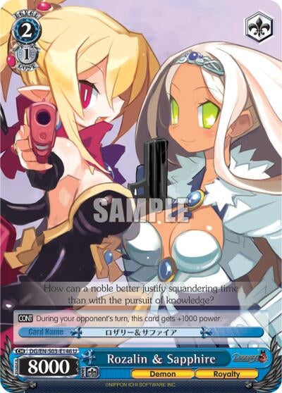 Image for Rozalin & Sapphire (Disgaea) (DG/EN-S03-E146 U) - Weiss Schwarz