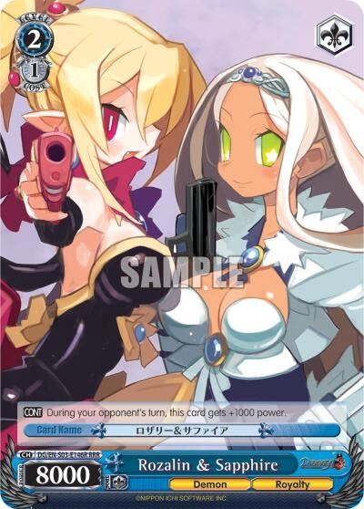 Image for Rozalin & Sapphire (RRR) (Disgaea) (DG/EN-S03-E146R RRR) - Weiss Schwarz