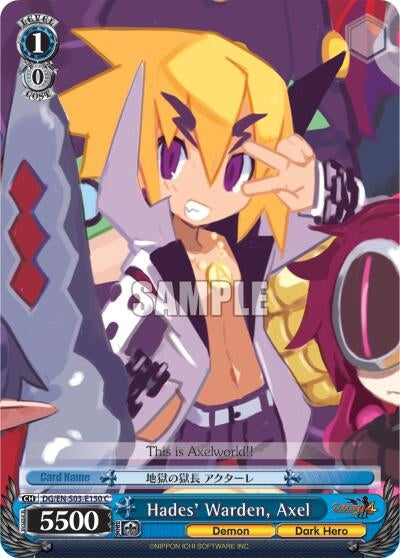 Image for Hades' Warden, Axel (Disgaea) (DG/EN-S03-E150 C) - Weiss Schwarz
