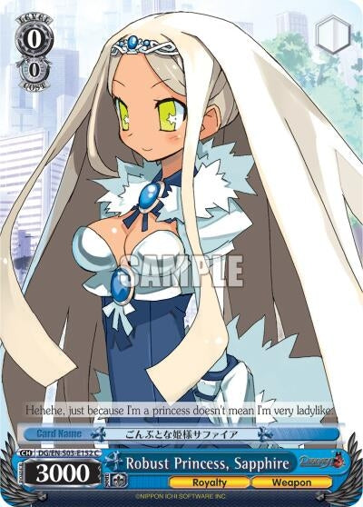 Image for Robust Princess, Sapphire (Disgaea) (DG/EN-S03-E152 C) - Weiss Schwarz