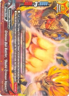 Image for Crimson Duo Battler, "Double Crimson Impact!" (Buddy Rave) (D-BT01A-EB01/0013EN) - Future Card BuddyFight