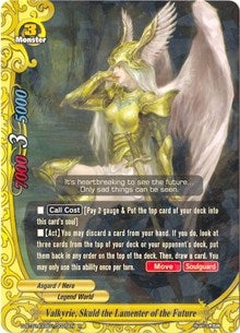 Image for Valkyrie, Skuld the Lamenter of the Future (Buddy Rave) (D-BT01A-EB01/0025EN) - Future Card BuddyFight