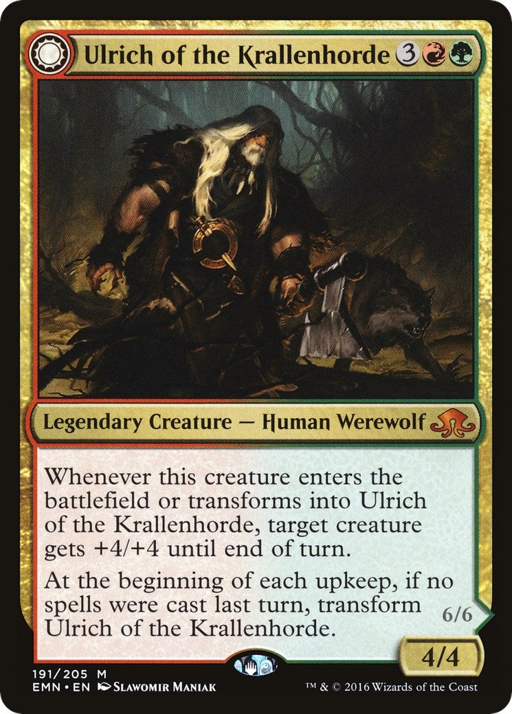 Image for Ulrich of the Krallenhorde (Eldritch Moon) (191) - Magic: The Gathering