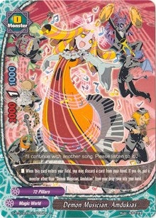 Image for Demon Musician, Amdukias (Buddy Rave) (D-BT01A-EB01/0038EN) - Future Card BuddyFight