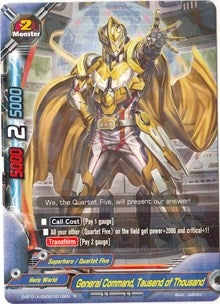 Image for General Command, Tausend of Thousand (Buddy Rave) (D-BT01A-EB02/0016EN) - Future Card BuddyFight