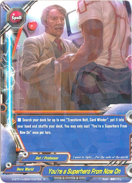 Image for You're a Superhero From Now On (Buddy Rave) (D-BT01A-EB02/0027EN) - Future Card BuddyFight