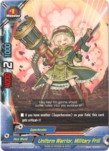 Image for Uniform Warrior, Military Frill (Buddy Rave) (D-BT01A-EB02/0039EN) - Future Card BuddyFight
