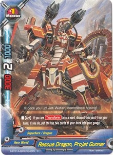 Image for Rescue Dragon, Projet Gunner (Buddy Rave) (D-BT01A-EB02/0040EN) - Future Card BuddyFight