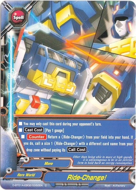 Image for Ride-Change! (Buddy Rave) (D-BT01A-EB02/0052EN) - Future Card BuddyFight