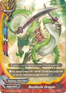 Image for Bushknife Dragon (Buddy Rave) (D-BT01A-SS01/0006EN) - Future Card BuddyFight