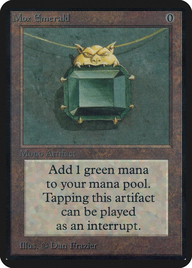 Image for Mox Emerald (Alpha Edition) - Magic: The Gathering