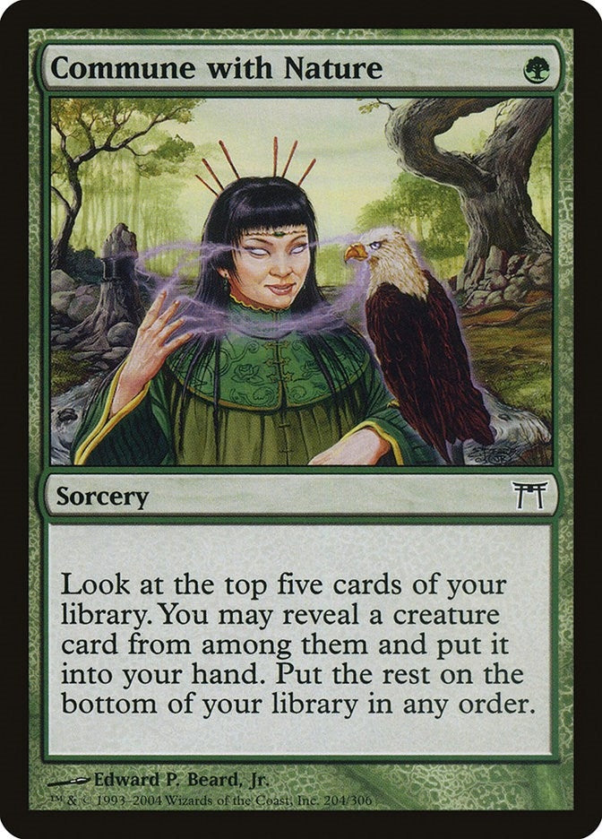 Image for Commune with Nature (Champions of Kamigawa) (204) - Magic: The Gathering