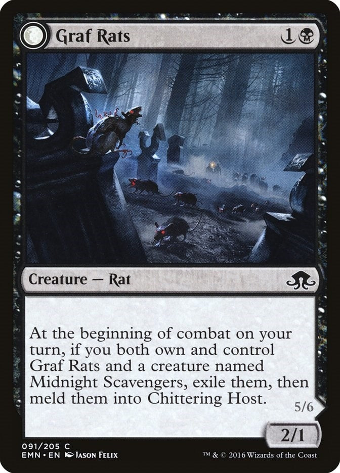 Image for Graf Rats (Eldritch Moon) (91) - Magic: The Gathering