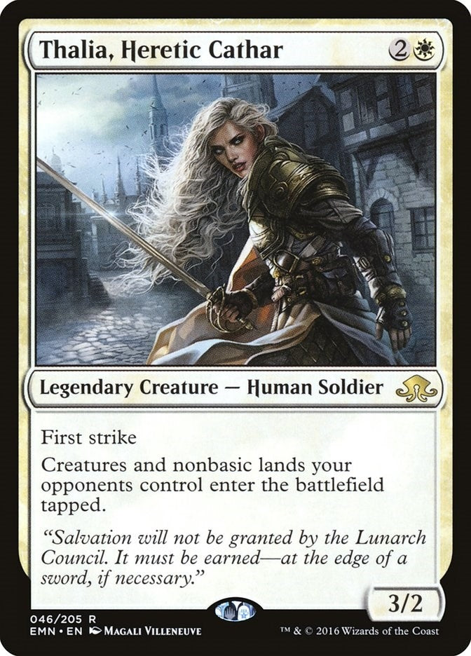 Image for Thalia, Heretic Cathar (Eldritch Moon) (46) - Magic: The Gathering