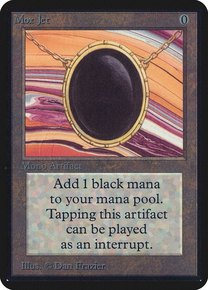 Image for Mox Jet (Alpha Edition) - Magic: The Gathering