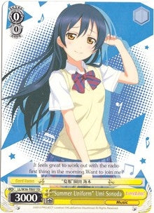 Image for "Summer Uniform" Umi Sonoda (Love Live! Vol. 2) (LL/W36-TE07 TD) - Weiss Schwarz